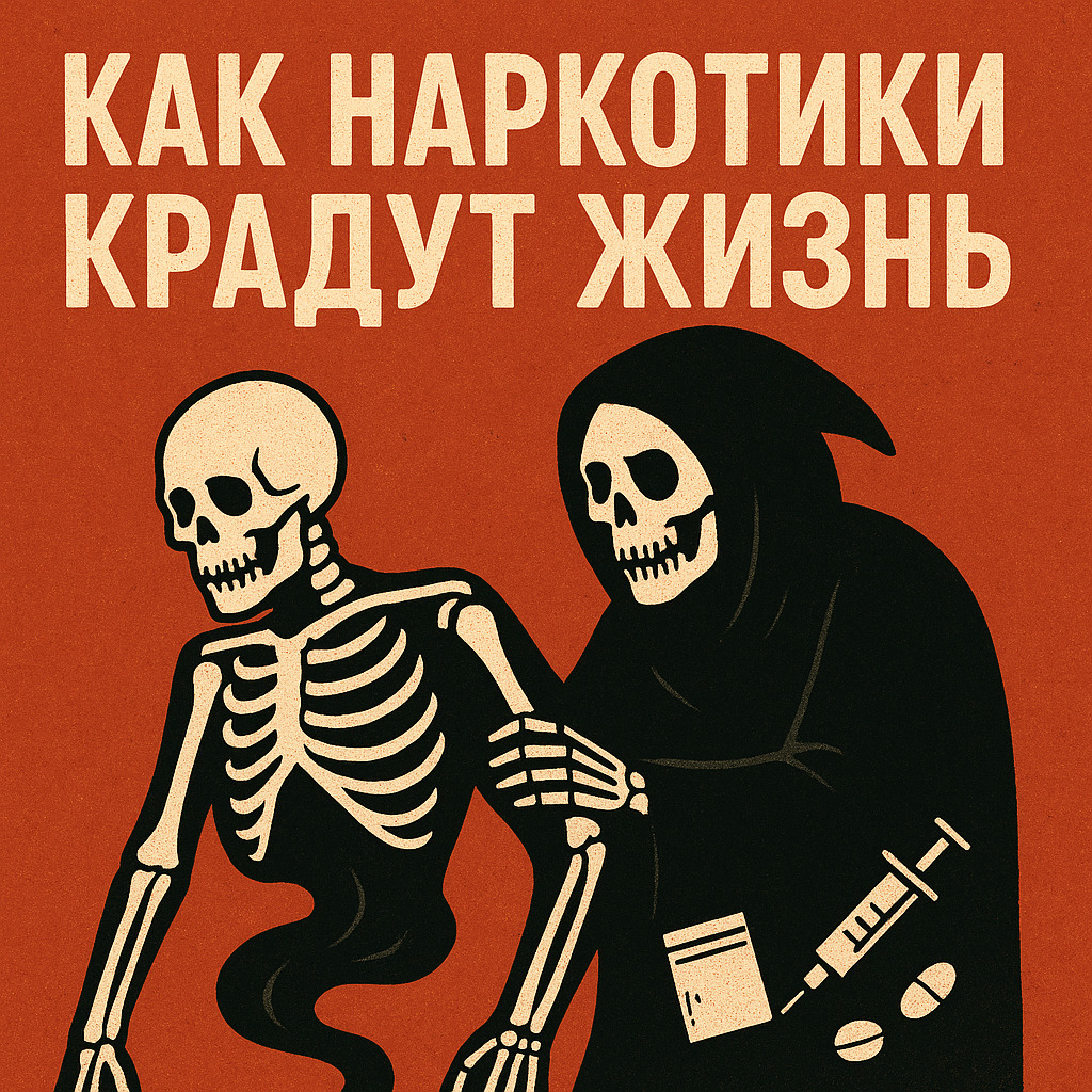 Как наркотики крадут жизнь